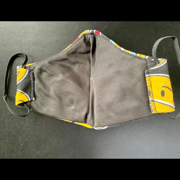 Black Emoji Face Mask ๐๐๐ - Picture 2 of 4